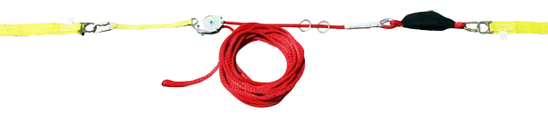 RHLD-30 Synthetic Rope Horizontal Lifeline System - French Creek Fall Safety image 1