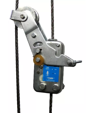 Blocstop Semi-Automated Secondary Brake Dual Rope Suspension Safety Device - BSA - Tractel image 0