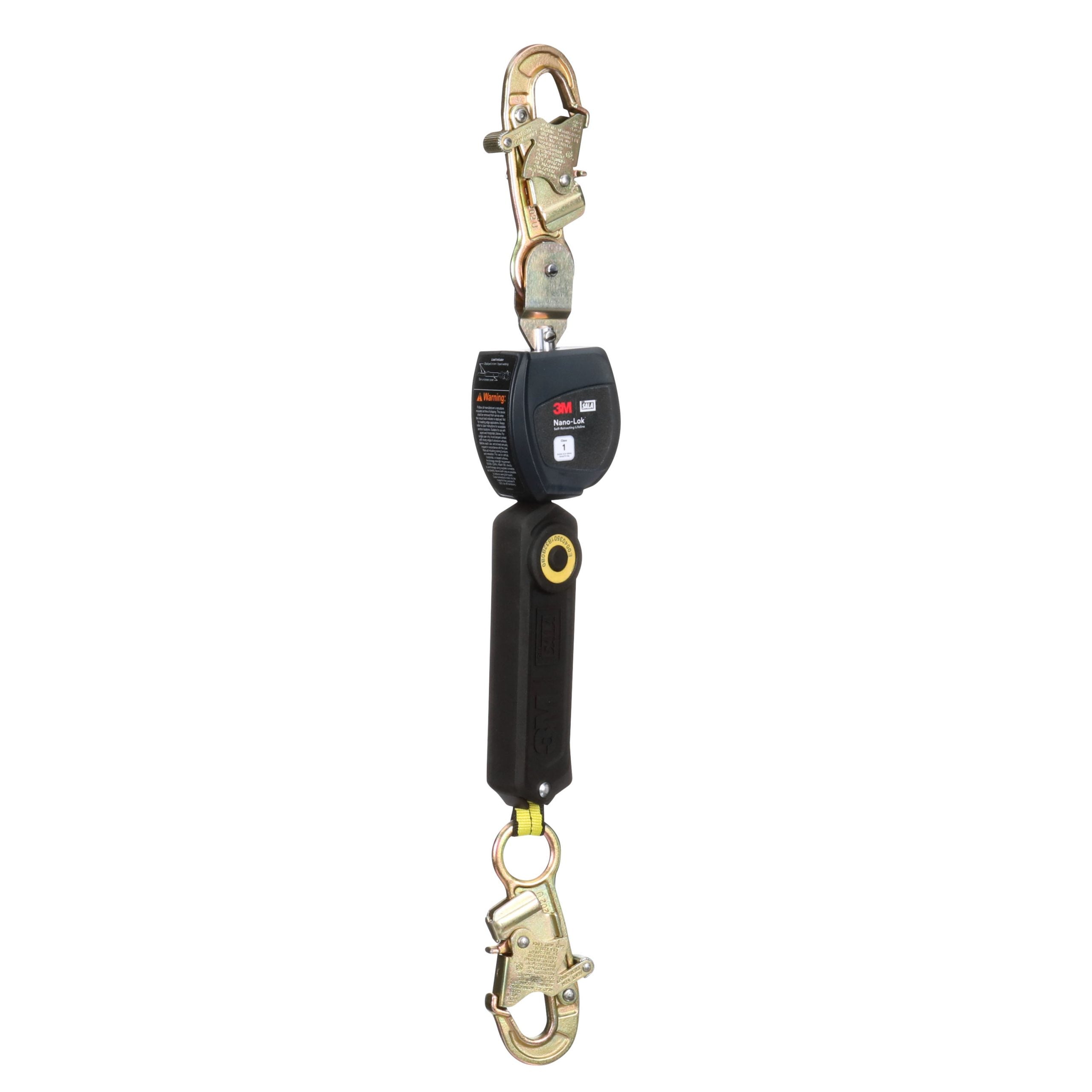 Nano-Lok Personal Self Retracting Lifeline with Steel Snap Anchor Hook, Web, Steel Snap Hook, 6 ft., ANSI - 3M DBI-SALA 3100543 image 0