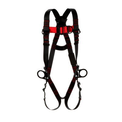 PROTECTA Vest-Style Positioning/Climbing Harness - Front, Back & Side D-rings - Pass-thru leg & chest straps image 0
