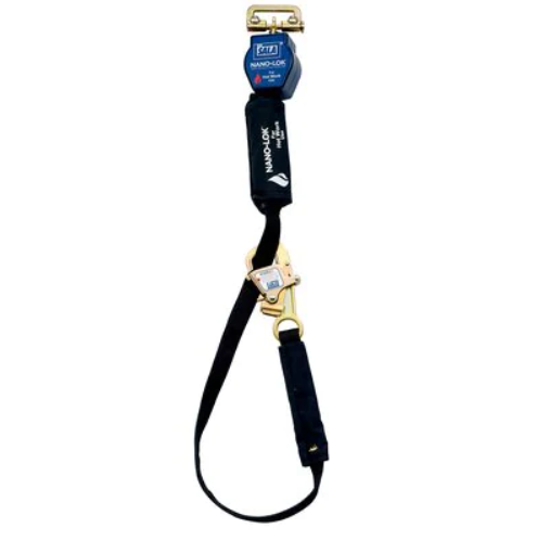3101322 - 3M DBI-SALA Nano-Lok Tie-Back Quick Connect Self Retracting Lifeline, with Tie-back Snap Hook Anchorage image 0