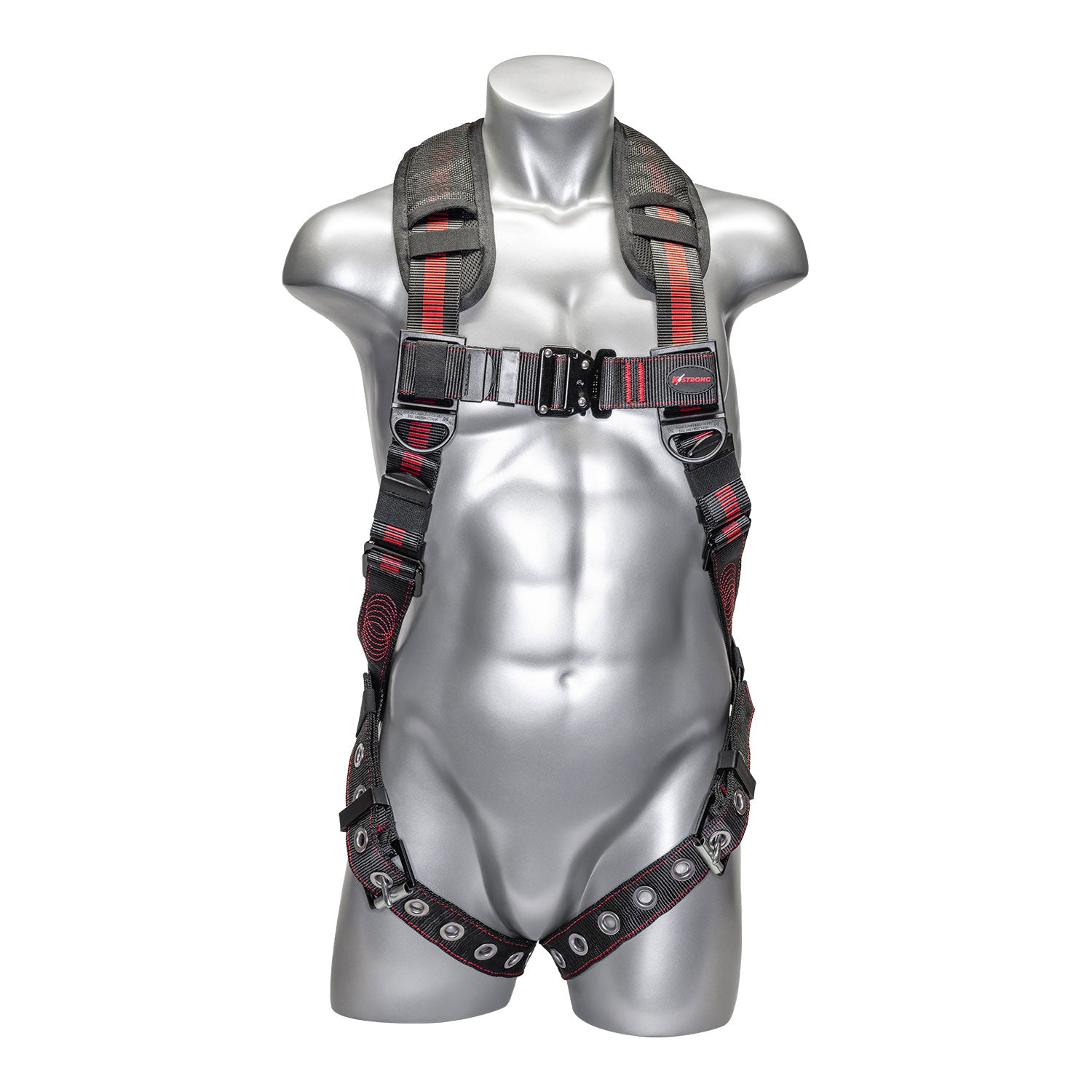 Kapture Elite+ 5-Point FBH, Enhanced Dorsal D-ring, TB Legs, QC Chest, Shoulder Pad, All Black Fittings (ANSI) - KStrong image 0