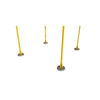 Adjustable box frame fall arrest system - 12 ft. to 18 ft. adjustable anchor height  - 20 ft. wide fall arrest rail and trolley - Easy detent pin style adjustment - 3M DBI-SALA 8530288 image 1