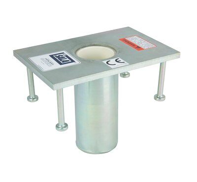 Flush Floor-mounted Concrete Sleeve for davit base - Cast-in-place sleeve - Includes pins &amp; anchors for fresh concrete - For manhole &amp; confined space entry/retrieval - 3M DBI-SALA 8512828 image 0