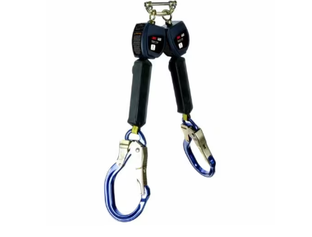 3100553 Nano-LokPersonal Twin-Leg Self Retracting Lifeline, Web comfort Grip, 6 ft., Class 1, ANSI - 3M DBI-SALA image 0
