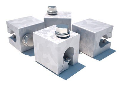 Z Maxi Clamp kit - Standing Seam Roof Mounting Clamps (4 pack) - For standing seam roof anchor - Fits bulb type standing seams - Sold in packs of 4 - 3M DBI-SALA 7241204 image 0