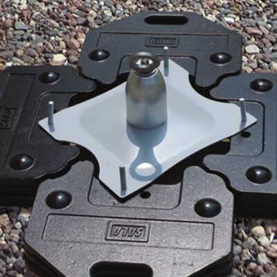 Freestanding Roof Top Fall Arrest Anchor - Non-penetrating design - Built-in shock absorber - Sixteen 45 lbs. counterweights - Portable and reusable - 3M DBI-SALA 2100185 image 6