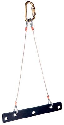 Rescue Ladder Anchor Plate - For Rollgliss rescue ladder - Allows for attachment to single-point anchorage structures - Carabiner - 3M DBI-SALA 8516316 image 0