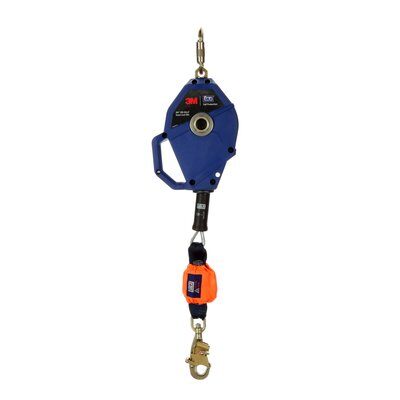 3503822 - Smart Lock (SRL) Self Retracting Lifeline - Leading Edge - 30 ft. (10m) - Galvanized cable lifeline w/ snap hook - Anchor w/ carabiner - For horizontal use image 0