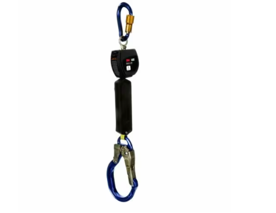 3100539 Nano-Lok Personal Self-Retracting Lifeline with Anchor Hook, Web Aluminum Rebar Hook, 6 ft., Class 1, ANSI - 3M DBI-SALA image 0