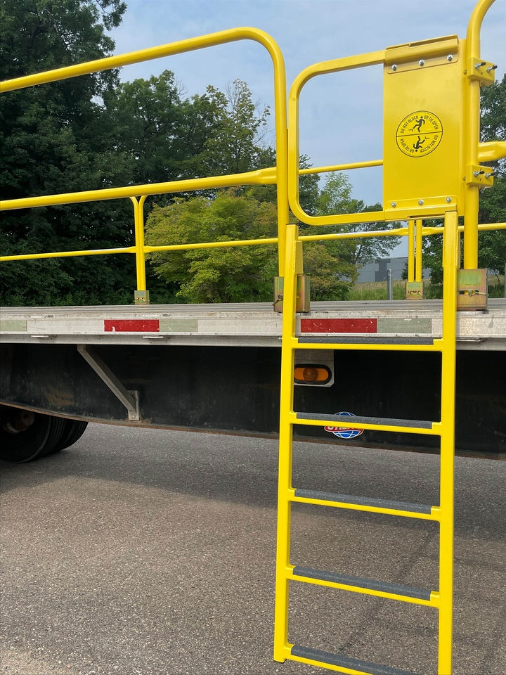 Flatbed Trailer Safety Rail - BlueWater image 2