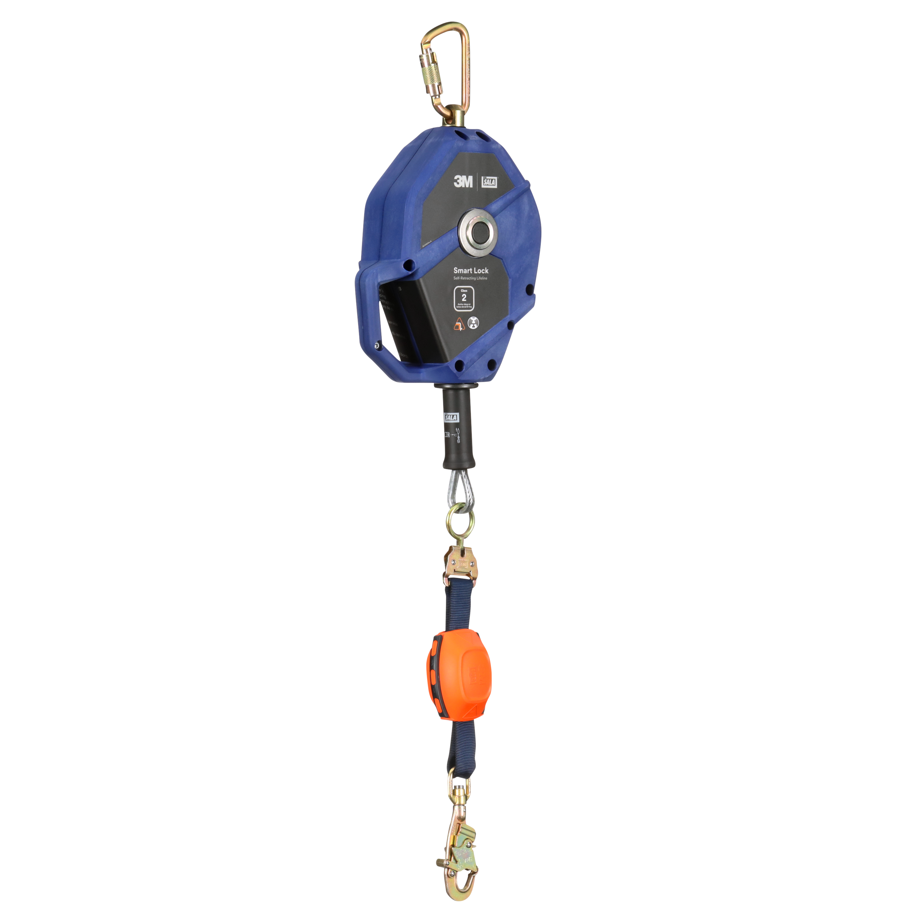 Smart Lock Edge Modular Self Retracting Lifeline, Galvanized Cable, Steel Swivel Snap Hook, 30 ft, Class 2 - 3M DBI-SALA 3503890 image 0