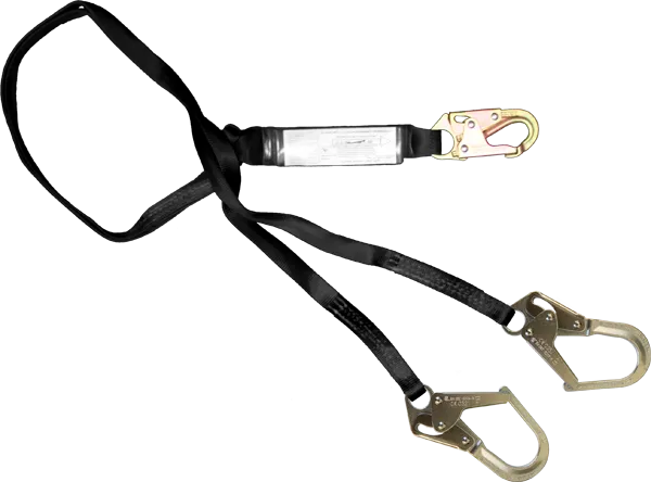 22442A Shock Absorbing Web Lanyard - French Creek Fall Safety image 0