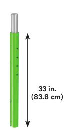Lower Mast Extension - 33 in. (83.8 cm) - Fits confined space offset davit masts - Combine up to 2 extensions - Extends davit mast height - 3M DBI-SALA 8518002 image 0