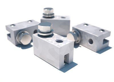 E Maxi Clamp kit (4 pack) - Double standing seam roofs mounting clamps - For use with 2100138 roof anchor - Anti-corrosion finish - 3M DBI-SALA 7241206 image 0
