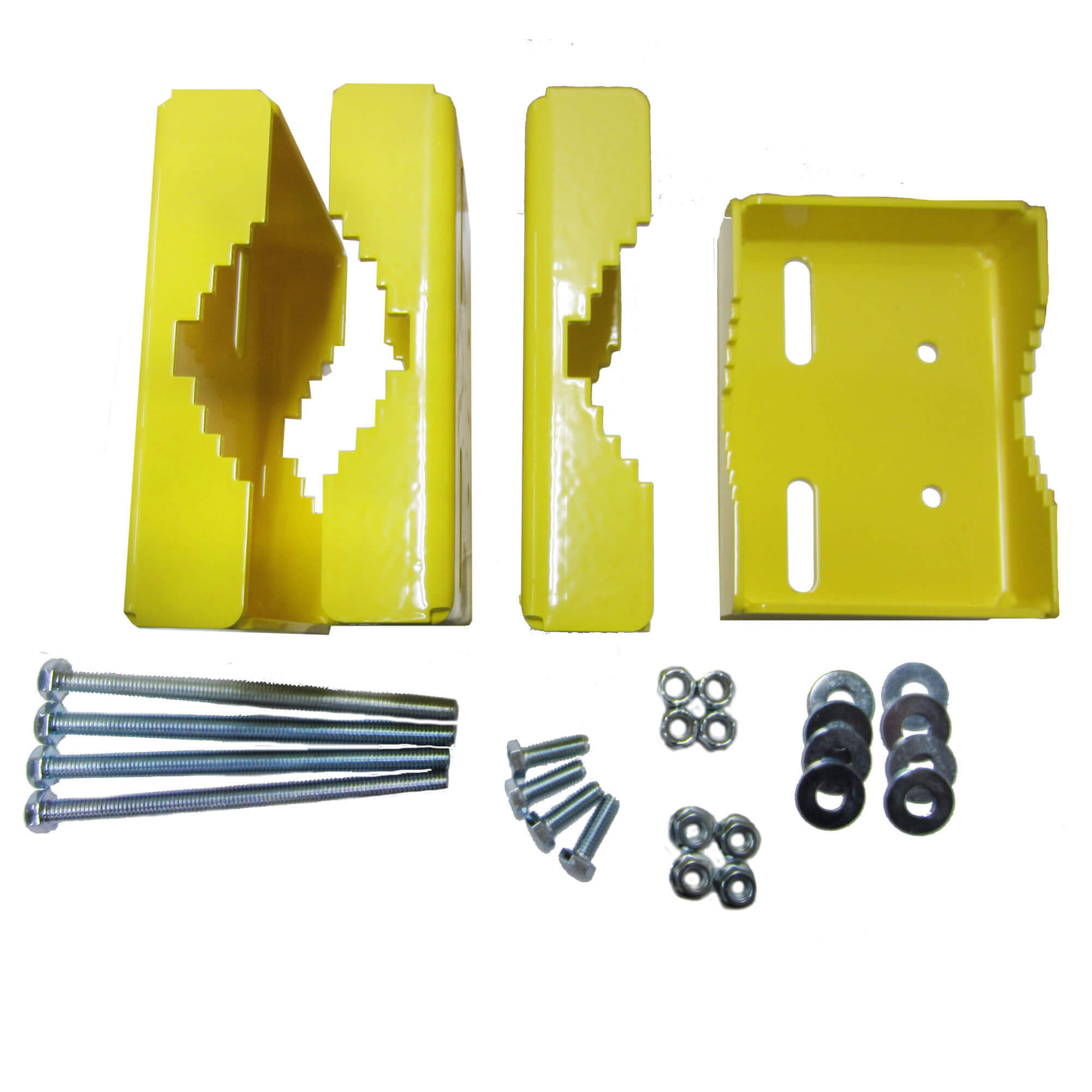 Adapter Brackets for Ladder Safety Gate - No-drill design - Allows connection to flat, angle iron, large pipe or unique mounting applications - For LSG &amp; LSGF safety gates - PS DOORS LSG-X-X-X image 0