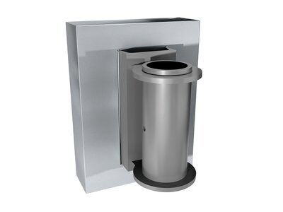 7400222 - SecuraSpan Fasten-in-Place HLL Weld-on Vertical Base - C-channel Weld, for attachment to Steel image 1