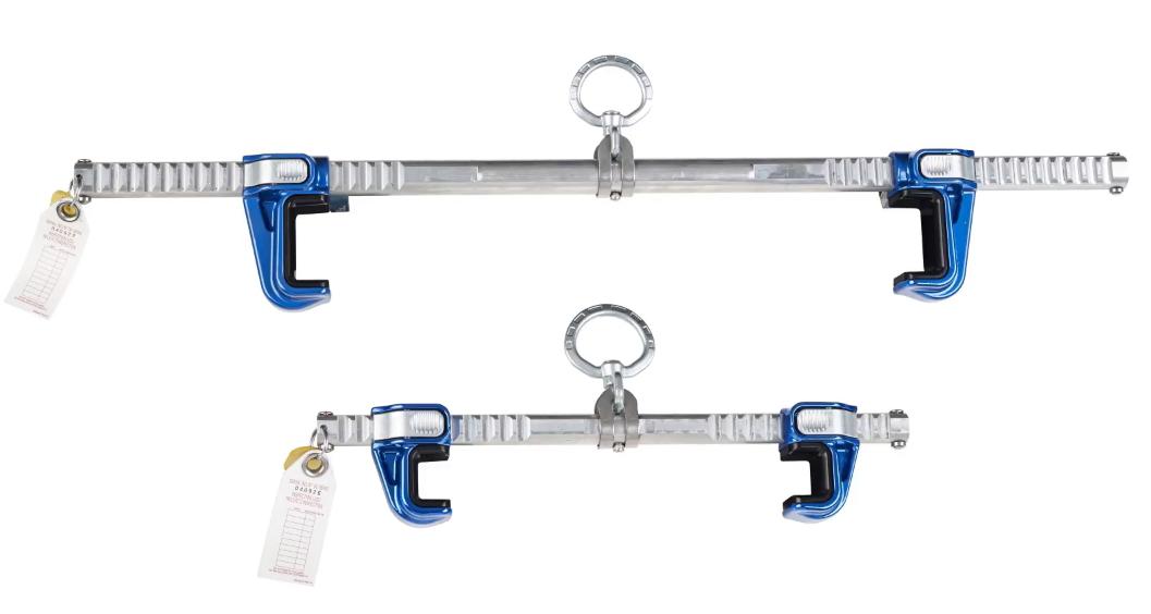 Sliding Beam Anchor - Hands-free mobility -  Dual ratcheting adjustment buttons - Hidden locking mechanism - 360-degree gliding steel D-ring - 2104710 2104715 image 1