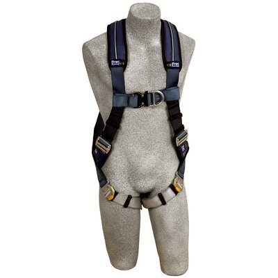 ExoFit XP Vest-Style Climbing Harness - Front &amp; Back D-ring - Quick-connect - Removable Padding image 0