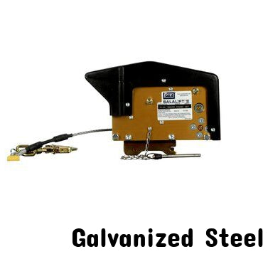 Salalift Winch w/ Quick-mount Bracket & Carrying Bag - ( 60 ft. to 120 ft. ) of 3/16" galvanized steel wire rope - Free-wheel mode -  Quick-mount bracket - Carrying Bag - 3M DBI-SALA image 0