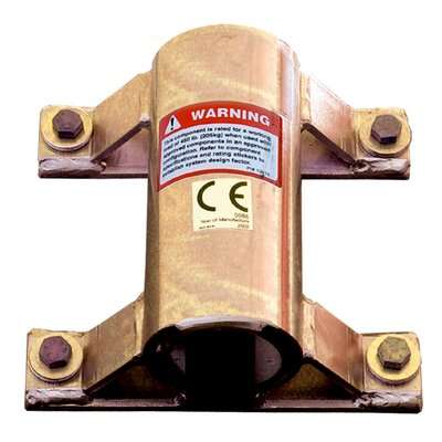 Wall mount sleeve for offset davit mast, Zinc plated - Bolt or weld to vertical walls - Portable installation davit base - For confined space - 3M DBI-SALA 8516191 image 0