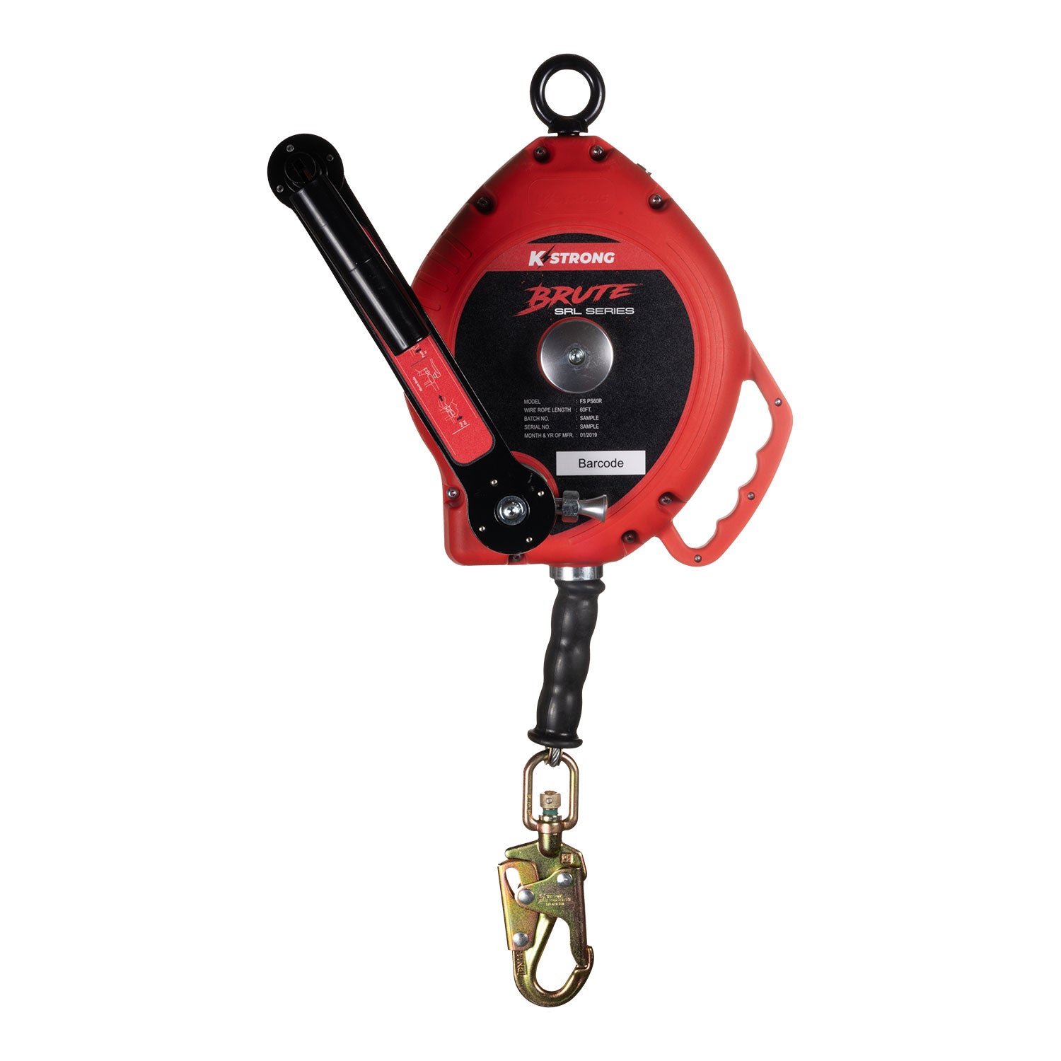 BRUTE 60′ Wire Cable 3-Way Rescue Retrieval SRL-R (ANSI) - KStrong UFS310060R image 1