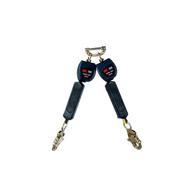 3101279 - 3M DBI-SALA Nano-Lok Personal Self Retracting Lifeline, Twin-leg, with Snap Hook Anchorage and Single Pin Leg End image 0
