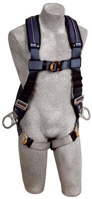 ExoFit XP Vest-Style Positioning Harness - Back &amp; Side D-rings - Loops for body belt - Quick-connect - Removable padding image 0