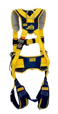 Delta Construction Style Positioning Harness - Back & side D-rings