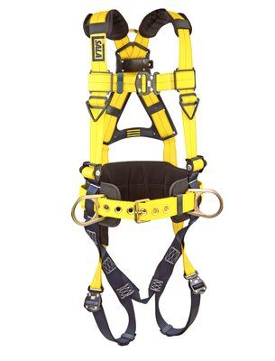 3M™ DBI-SALA® Delta™ Construction Style Positioning Harness 1110577, Large, 1 EA 3M Product Number 1110577, 3M ID 70007421491 FRONT 2