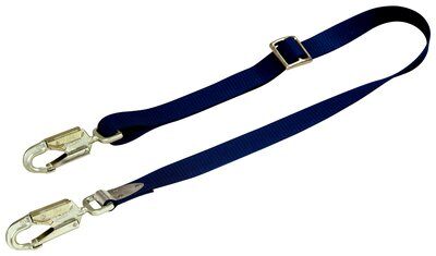 3600 lbs Gate 5/8 Diameter x 6 Length Elk River 34406 Quick-Adjustable Nylon Rope Positioning Lanyard with Carabiner and Zsnaphook