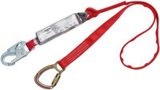 3M™ PROTECTA® PRO™ Pack Tie-Back Tie-Off Shock Absorbing Lanyard 1340040, 1 EA 3M Product Number 1340040, 3M ID 70007712493 - 6 ft. (1.8m) single-leg tie-back web with snap hook at one end, tie-back carabiner at other end.
