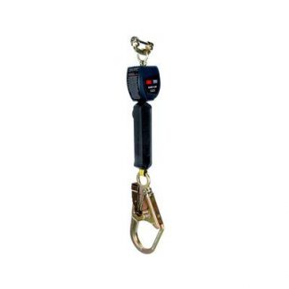 6 ft. (1.8m) of 3/4" (19mm) Dyneema® fiber and polyester web and steel rebar hook on leg end, speed connector for harness mounting.