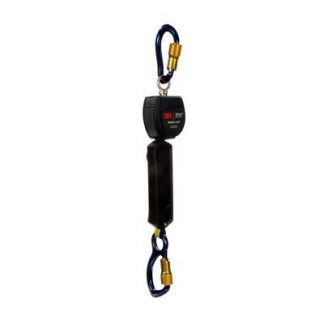 3M™ DBI-SALA® Nano-Lok™ Self Retracting Lifeline with Anchor Hook, Single-leg, Web 3101235, 6 ft. (1.8m), 1 EA - 6 ft. (1.8m) of 3/4" (19mm) Dyneema® fiber and polyester web and aluminum carabiner on leg end, swiveling anchor loop with aluminum carabiner.