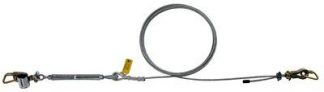 20ft - 100ft. cable lifeline assembly, includes tensioner, termination and mounting hardware, Zorbit energy absorber